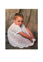 Vogue 40s Baby Dress Pattern - Instant Download PDF 2 Pages