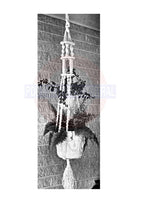 Vintage 70s Macrame White Garden Hanger Pattern Instant Download PDF 1 + 15 pages