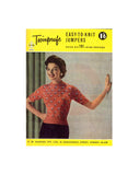 Twinprufe Book No. 191 Nine Designs - Knitting Patterns for Women' Jumpers - Instant Download PDF 16 pages