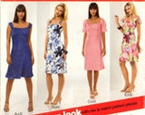 New Look 6800 Sewing Pattern Dress Size 6-16 Uncut Factory Folded