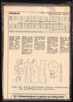 Neue Mode 20641 Oversized Coat with Tie Belt and Pocket Variations, Uncut, Factory Folded Sewing Pattern Multi Size 12-22