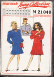 Neue Mode 21040 Button Front Dress with Neckline Variations & Box Pleated Hem, U/C, Factory Folded Sewing Pattern Multi Plus Size 10-24