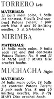 1960s Colourful Warm Mexican Style Ponchos Instant Download PDF 1 page plus picture