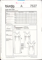 Burda 7527 Maternity Wear: Semi-Fitted Dress in Two Lengths and Tunic, Uncut, Factory Folded, Sewing Pattern Multi Size 6-18