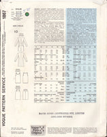Vogue Paris Original 1867 Christian Dior Lined, Oversized Jacket, Top and Straight Skirt, Uncut, Factory Folded, Sewing Pattern Size 10