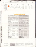 Vogue Attitudes 1467 Lauren Sara Jacket, Pullover Top, Skirt and Pants, Uncut, Factory Folded, Sewing Pattern Size 6-10