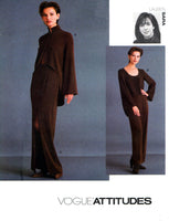 Vogue Attitudes 1467 Lauren Sara Jacket, Pullover Top, Skirt and Pants, Uncut, Factory Folded, Sewing Pattern Size 6-10