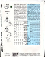 Vogue Paris Original 1468 Emanuel Ungaro Jacket, Asymmetrical Closing Blouse & Straight Skirt  Uncut, F/Folded, Sewing Pattern Size 10
