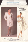 Vogue Paris Original 1867 Christian Dior Lined, Oversized Jacket, Top and Straight Skirt, Uncut, Factory Folded, Sewing Pattern Size 10
