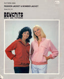 Bevknits 2000 Ladies' Fashion or Bomber Jacket for Stretch Knits Only, Uncut, Factory Folded Sewing Pattern Multi Plus Size 8-18
