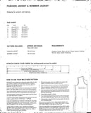 Bevknits 2000 Ladies' Fashion or Bomber Jacket for Stretch Knits Only, Uncut, Factory Folded Sewing Pattern Multi Plus Size 8-18
