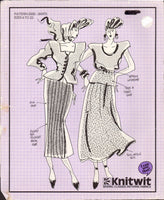 Knitwit 2000 Ladies' Pleated, Tucked or Gathered Skirts, Uncut, Factory Folded Sewing Pattern Multi Plus Size 6-22