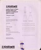 Knitwit 2000 Ladies' Pleated, Tucked or Gathered Skirts, Uncut, Factory Folded Sewing Pattern Multi Plus Size 6-22
