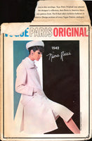 Vogue Paris Original 1542 Nina Ricci Mod Jacket, Skirt, Blouse, Coat and Scarf Vintage Sewing Pattern Size 16 Bust 36
