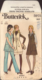 Butterick 5975 Sleeveless or Short Sleeve A-line Maternity Jumper or Tunic, Skirt & Pants, Uncut, Factory Folded Sewing Pattern Size 10