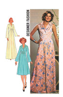 Simplicity 7794 Princess Seamed Evening Maxi Dress in Two Lengths, Uncut, Factory Folded Vintage Sewing Pattern Size 10 Bust 32.5"