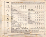 McCall's 8458 Annie Long or Short Sleeve Blouse, Skirt, Culottes, Pants and Suspenders, Uncut, Factory Folded Sewing Pattern Size 12