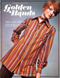 70s Golden Hands Weekly Part 29 Knitting, Dressmaking and Needlecraft Colour Magazine with Patterns and Instructions