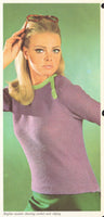 70s Golden Hands Weekly Part 23 Knitting, Dressmaking and Needlecraft Colour Magazine with Patterns and Instructions