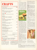70s Golden Hands Crafts Weekly Part 29 Covering Various Crafting Projects, Colour Magazine with Patterns and Instructions
