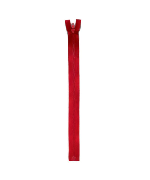 Vintage 1980's Birch Nylon Red Zipper 16" (40 cm) long Unused, Made in Australia