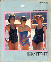 Knitwit 5700 Strapless, Halter or Tank One Piece Swimsuits, Uncut, Factory Folded Sewing Pattern Multi Size 6-16