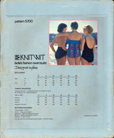 Knitwit 5700 Strapless, Halter or Tank One Piece Swimsuits, Uncut, Factory Folded Sewing Pattern Multi Size 6-16
