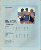 Knitwit 5700 Strapless, Halter or Tank One Piece Swimsuits, Uncut, Factory Folded Sewing Pattern Multi Size 6-16