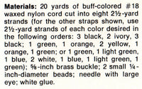 Vintage 70s Macrame Snappy Strap Bracelet Pattern Instant Download PDF 2 pages