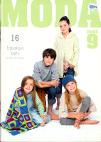 Moda 16 Fabulous Knits for Kids 2-10 years, Soft Cover Book, Colour Photos, Detailed Instructions, 79 Pages