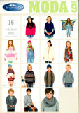 Moda 16 Fabulous Knits for Kids 2-10 years, Soft Cover Book, Colour Photos, Detailed Instructions, 79 Pages