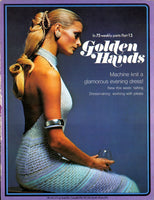 70s Golden Hands Weekly Part 13 Knitting, Dressmaking and Needlecraft Colour Magazine with Patterns and Instructions