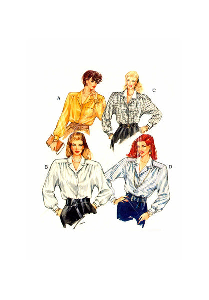 Neue Mode 20857 Long Sleeve Shirts with Optional Pocket and Double Collar, Uncut, Factory Folded, Sewing Pattern Multi Plus Size 12-24