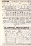 Neue Mode 20342 Double Breasted Winter Coat or Jacket, Uncut, Factory Folded, Sewing Pattern Multi Plus Size 10-24
