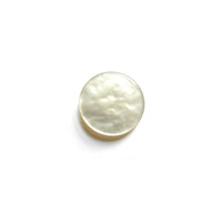 50s Giant 1.77" (45 mm) Pearlescent Ivory-Off-White Moonglow Shank Button, (B156, B157, B169)