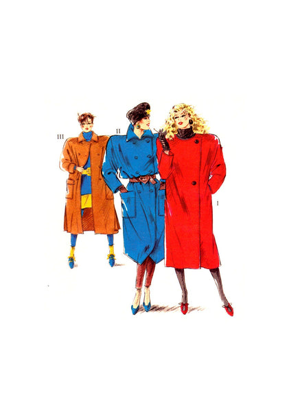 Neue Mode 20642 Winter Coat with Style Variations, Uncut, Factory Folded, Sewing Pattern Multi Plus Size 10-20