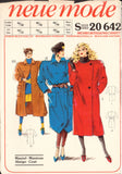 Neue Mode 20642 Winter Coat with Style Variations, Uncut, Factory Folded, Sewing Pattern Multi Plus Size 10-20
