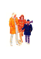 Neue Mode 50908 Childrens' Hooded Duffle Coat, Uncut, Factory Folded, Sewing Pattern Multi Size 5-15