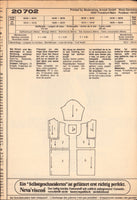 Neue Mode 20702 Designer Reversible Winter Coat, Uncut, Factory Folded, Sewing Pattern Multi Plus Size 10-24