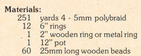 Vintage 70s Indian Summer Plant Hanger Pattern Instant Download PDF 2 + 4 pages