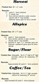 Vintage 70s Kitchen Set Patterns Instant Download PDF 4 + 4 pages