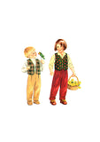 1994 Simplicity 9266 Boys', Girls', Childrens' Pants and Lined Vest, Uncut, Factory Folded Sewing Pattern Multi Size 2,3,4,5,6,6X children