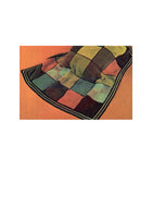 Vintage 70s Crocheted Afghan Knee Rug Pattern Instant Download PDF 2 pages