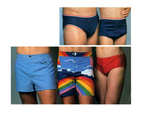 70s Men's & Boy's Y Front Briefs, Underpants, Walk, Swim or Board Shorts and Swim Briefs, Multi-Sized Vintage Sewing Pattern Reproduction