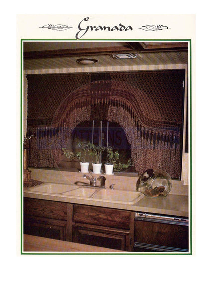 Vintage 70s Macrame Granada Curtain Pattern Instant Download PDF 2 pages