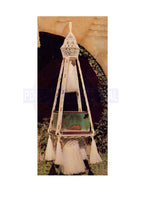 Vintage 70s Aquarius Macrame Display Hanger Pattern Instant Download PDF 2 + 4 pages