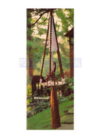 Vintage 1970s Macrame Hanger Whimsical Instant Download PDF 1 + 4 pages