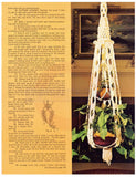 Soft On Macrame 1976 - Eleven Vintage Macrame Patterns Instant Download PDF 24 pages