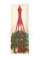 Vintage 70s Macrame Plant Hanger "Chatter Box" Pattern Instant Download PDF 2 + 3 pages