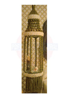 Vintage 70s Seafoam Cage Macrame Display Hanger Pattern Instant Download PDF 2+3 pages